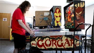 Gorgar pinball restoration by collectorowner of arcade [upl. by Aramal]