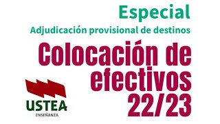 Tutorial colocación de efectivos 202223 USTEA [upl. by Ahsaeit]