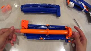 Nerf MOD Guide Retaliator Barrel MOD [upl. by Grossman312]