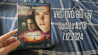 VHSDVDBluray Update As Of 7122024 [upl. by Notnyw180]