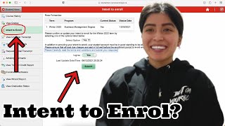 What Is Intent To Enrol Early Enrolment And Open Enrolment How To Submit Intent To Enrol [upl. by Zacharie]