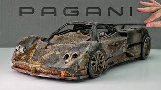 Restoration Abandoned Pagani Zonda F  Restoration of extreme sports car Pagani Zonda F [upl. by Elisabetta]