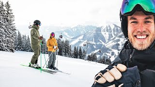 Skigebiet im Test Saalbach Hinterglemm Leogang Fieberbrunn [upl. by Sutton]