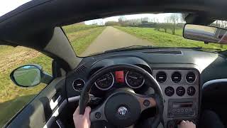 Alfa Romeo Spider 1750 TBi 939 Test Drive POV [upl. by Eeram828]