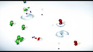 Snowcraft Snowball Warfare Classic Shockwave Game Playthrough [upl. by Ramona]