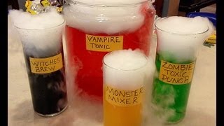 Mad Scientist Potions  Halloween Party Drinks [upl. by Ylurt437]