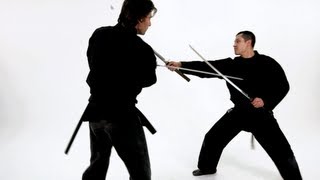 How to Defend against 2 Swords  Sword Fighting [upl. by Ayekan]