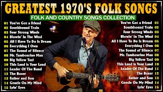 Top 100 Old Folk Songs  Greatest 1970s Folk Songs  70s Folk Music Hits Playlist [upl. by Anirdua490]