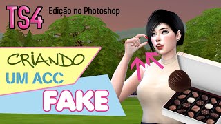 TS4  The Sims 4  Edição no Photoshop  Como criar um ACC fake [upl. by Dempsey]