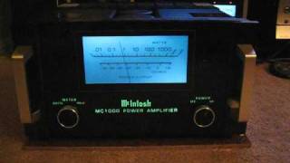 McIntosh MC1000 Meter in Action Left [upl. by Bryner26]