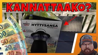 Hyttysansa Mosquito Zapper Booster Plus MINÄ OSTIN ettei teidän tarvitse tekeekö mitään [upl. by Garey]