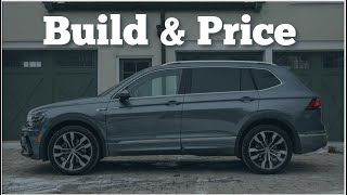 2020 Volkswagen Tiguan 20L Turbo SE R Line Black with 4MOTION  Build amp Price Review [upl. by Lonyer749]