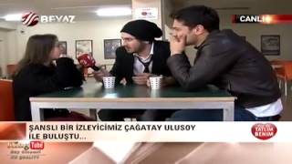 Çağatay Ulusoy Hayranı İle Buluştu Beyaz Tv  09032012  wwwcagatayulusoybiz [upl. by Vladamir356]