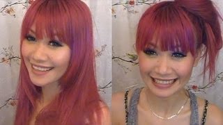 How To Cut BluntStraight Bangs at Home [upl. by Bussey]