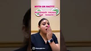 Mouthwash Bad breath due to mouthwash Myth or Fact [upl. by Jezreel]