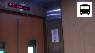 Blk 410 Tampines Residental HDB Singapore  ULiftXJ Optima Traction Elevator [upl. by Barbur628]