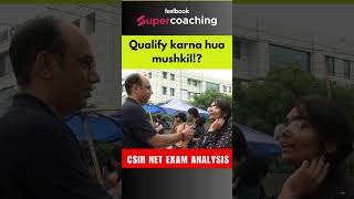 CSIR NET Exam Analysis  Student Review  Dr Ashish Gupta shorts shortvideo csirnet2024 analysis [upl. by Ysied204]