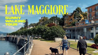 Discover the Charm of Lake Maggiore Italy Walking Tour  4K Dolby Vision [upl. by Kobi]