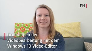 Grundlagen der Videobearbeitung mit dem Windows 10 VideoEditor [upl. by Dnaletak]