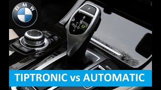 TIPTRONIC vs AUTOMATIC Gearbox [upl. by Ahsenav404]