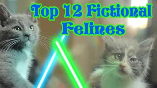 Top 12 Fictional Felines [upl. by Nyraf]