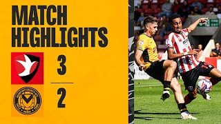 HIGHLIGHTS  Cheltenham Town 32 Newport County [upl. by Florentia]