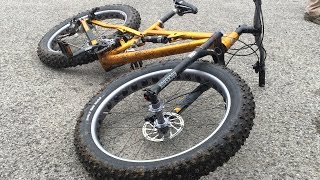 Fat Bike Salsa Bucksaw 2 Ride at Allaire Trails [upl. by Kelly]