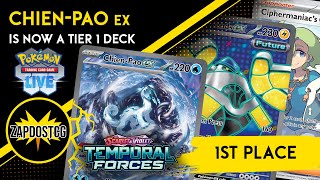 ChienPao ex  Baxcalibur Pokemon TCG Deck Guide List Strategy and Gameplay [upl. by Tnerual529]