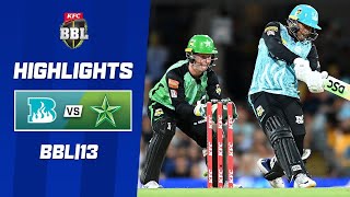 Brisbane Heat v Melbourne Stars  BBL13 [upl. by Ossie]