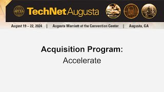 Acquisition Program Accelerate [upl. by Kamerman294]