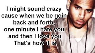 Love More by Chris Brown ft Nicki Minaj Lyrics [upl. by Irrehs76]