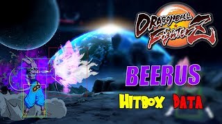 DBFZ Beerus Hitbox Data [upl. by Latihs858]