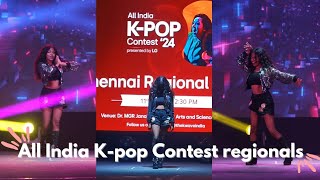 All India Kpop Contest 24 Secret life of swan by izone  Miracle  dance kpop [upl. by Pacificas]