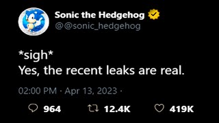 The BIGGEST Sega amp Sonic Leak in YEARS Just Got CONFIRMED [upl. by Svoboda]