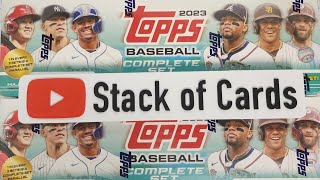 Topps Baseball 2023 Complete Set Walmart edition topps [upl. by Naujaj]