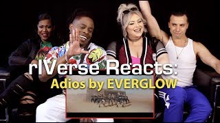 rIVerse Reacts Adios by EVERGLOW  MV Reaction [upl. by Suidualc]