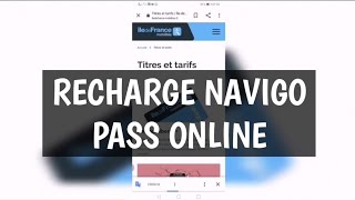 How to order NAVIGO PASS Online  PARIS TRANSPORT  FRANCE for INTERNATIONALS [upl. by Tankoos666]