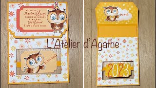 TUTO Scrap quotCarte FLIP FLAPquot [upl. by Yaya31]