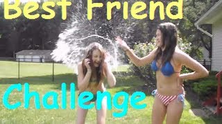 Best Friend Challenge With Water Balloons [upl. by Eemak218]