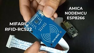 Cara Koneksi NodeMCU dengan Mifare RFID Module 1356 MHz [upl. by Yerfej]