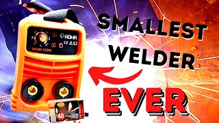 The smallest welder machine unboxing and testing [upl. by Guerin]