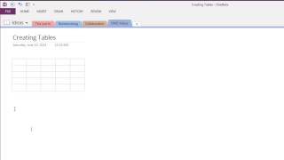 How to Create Tables Quickly in Microsoft OneNote [upl. by Eanore650]