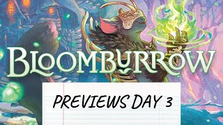 Bloomburrow Previews and Spoilers Day 3 LIVE  Mtg [upl. by Nnaj]