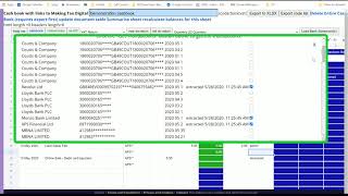 Open Banking  Downloading Bank Statements annotating them and submitting tax returns OB 3 [upl. by Qidas470]