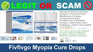 Fivfivgo Myopia Cure Drops Reviews  Jun 2024 Beware of Scam Watch Now [upl. by Ahsinam]