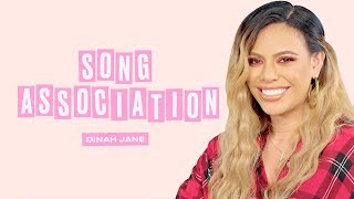 Dinah Jane Sings Beyoncé Alicia Keys and Ariana Grande in a Game of Song Association  ELLE [upl. by Rosenberg]