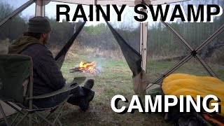 Swamp Camping In The Rain [upl. by Oneil]