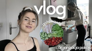 vlog 🌼 organizacja pokoju  dodatki z action  gotowanie🥗 [upl. by Shel606]