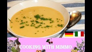 Pastinaken Cremesuppe  Zuppa di Pastinaca deutsch italiano [upl. by Byrom]