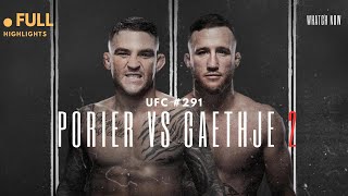 DUSTIN POIRIER VS JUSTIN GAETHJE 2  FULL MATCH HIGHLIGHTS [upl. by Etiragram]